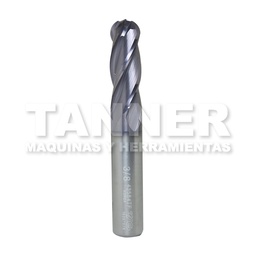 [YGT43584TF] CORTADOR CARBURO BOLA 3/8X1X3-8X1 4F TIALN