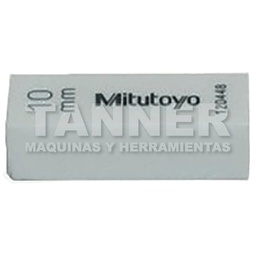 [MIT613671-031] BLOQUE PATRON RECTANGULAR CERAMICA 10MM ISO 1