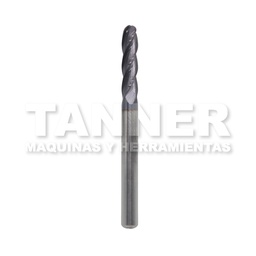 [FUL30723] CORTADOR BOLA CARBURO 1/8X1/2X1-1/2 4F TIALN