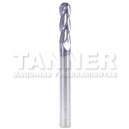 [FUL30727] CORTADOR BOLA CARBURO 3/16X5/8X2 4F TIALN