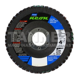 [MER66623399175] DISCO LAMINADO 4-1/2X7/8 G120 R766 NEON
