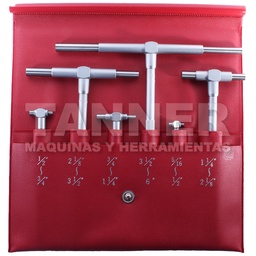 [MIT155-903] JUEGO CALIBRADOR TELESCOPICO .313-6PULG