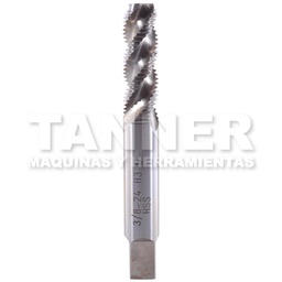 [TOO5-760-121] MACHUELO RECTO ESPIRAL HSS 3/8-24 3F H3