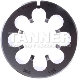 [TOO5-816-055] TERRAJA REDONDA HSS 1-1/4-11-1/2X3 NPT