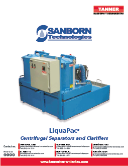 LiquaPac Centrifugal Separators and Clarifiers