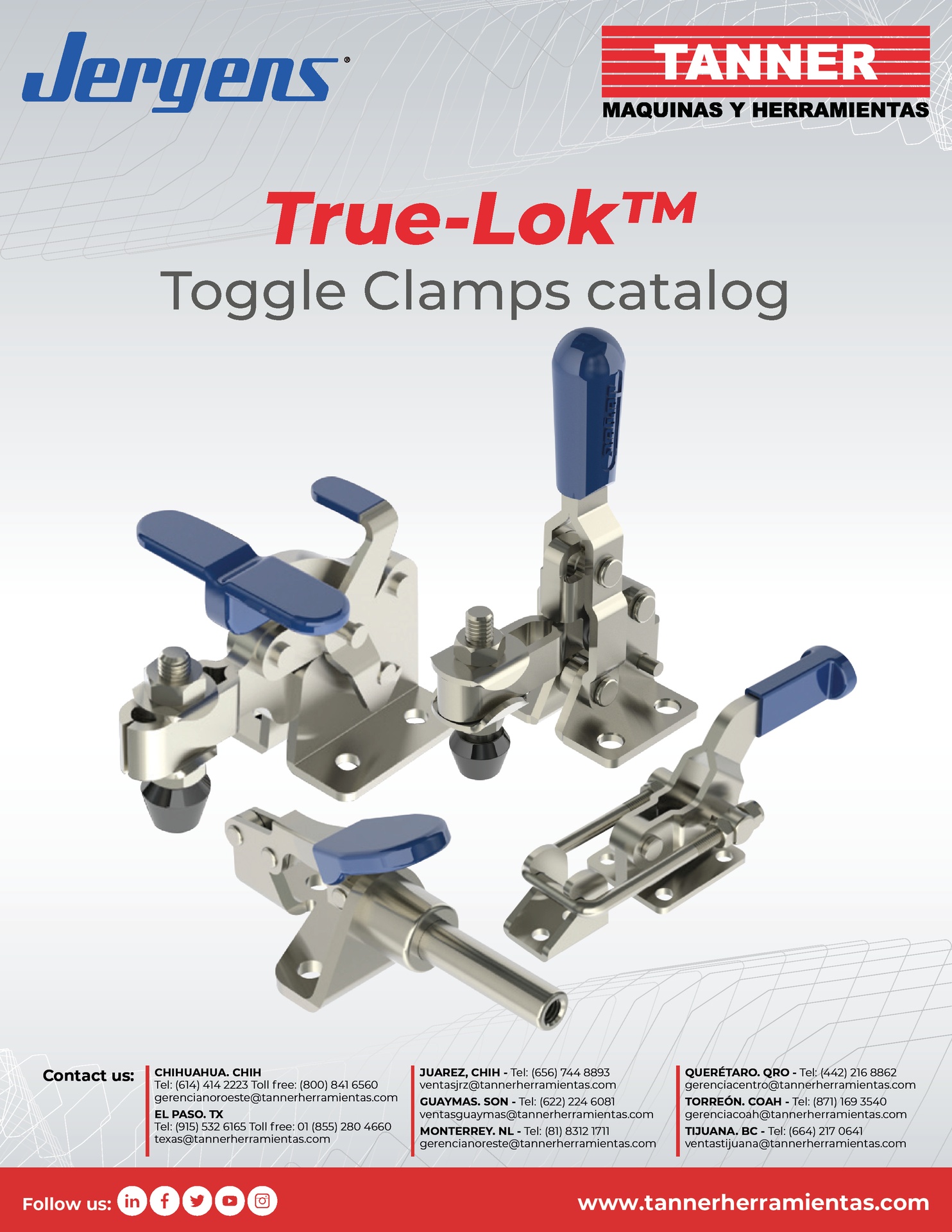 Jergens True-Lok™ Toggle Clamps