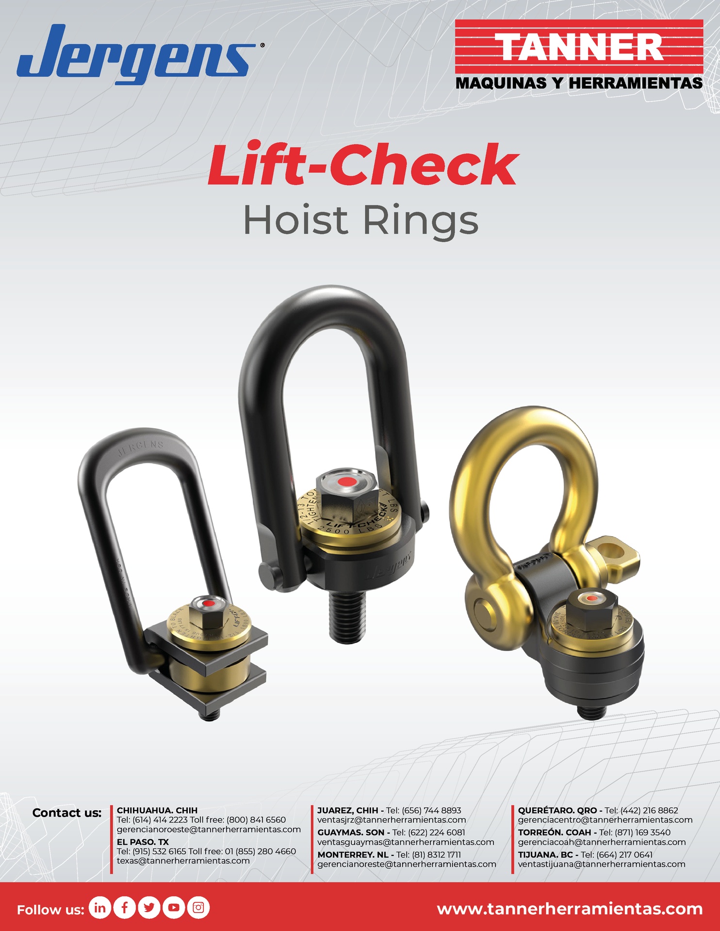 Lift-Check Hoist Rings