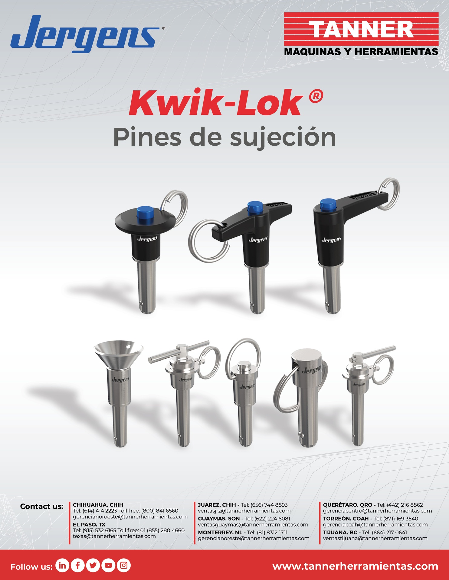 Pines de Sujeción Kwik-Lok