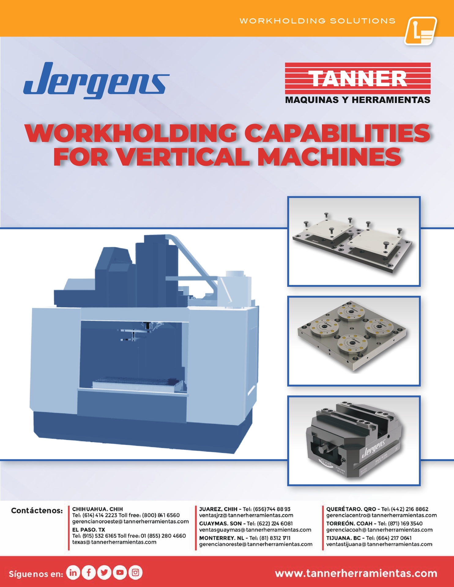 Workholding Capabilities for Vertical Machines